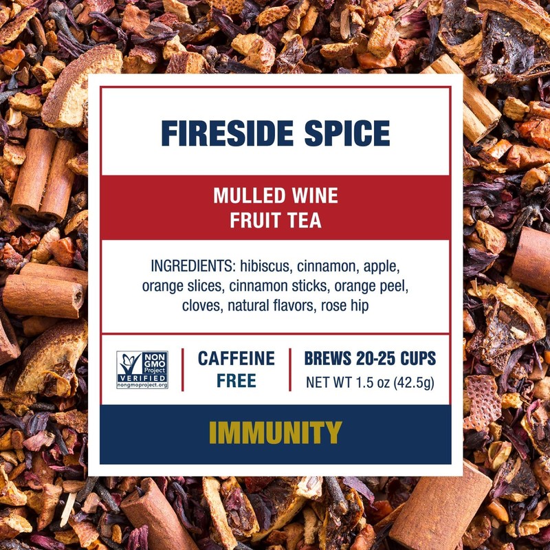 Tiesta Tea - Fireside Spice, Loose Leaf, Mulled Wine Herbal