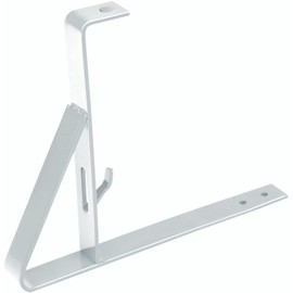 Parotec, Snow Guard Support 200mm Silver Plate Cover Bitumen Shingle Cardboard Snow Guard Roof Tile Screw In Slat Snow Guard Grille Tool Single Element