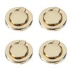 Pastlla 4Pcs Flush Ring Pull Round Recessed Pull Handle Knob