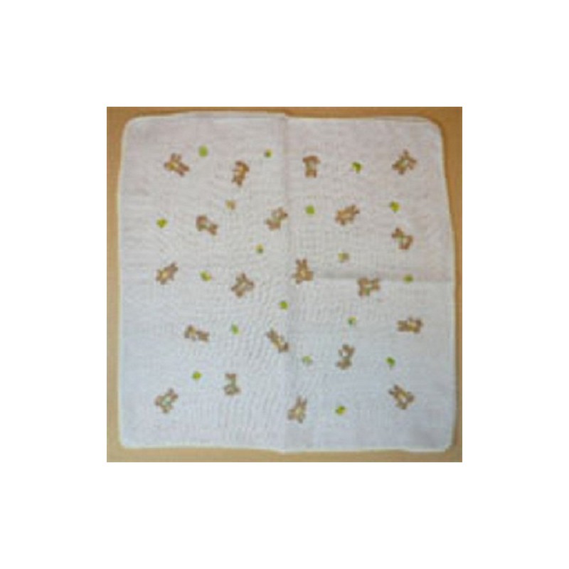 Gauze Handkerchiefs, Set of 10 (5 patterned, 5 plain)