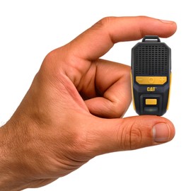 CAT Wearable Bluetooth Speaker – Clip-On, Wireless, Jobsite-Pro, Water-Resistant, Built-in Mic, Hands-Free Calls & Music, Portable Speaker for Work, Outdoor, Construction, & More