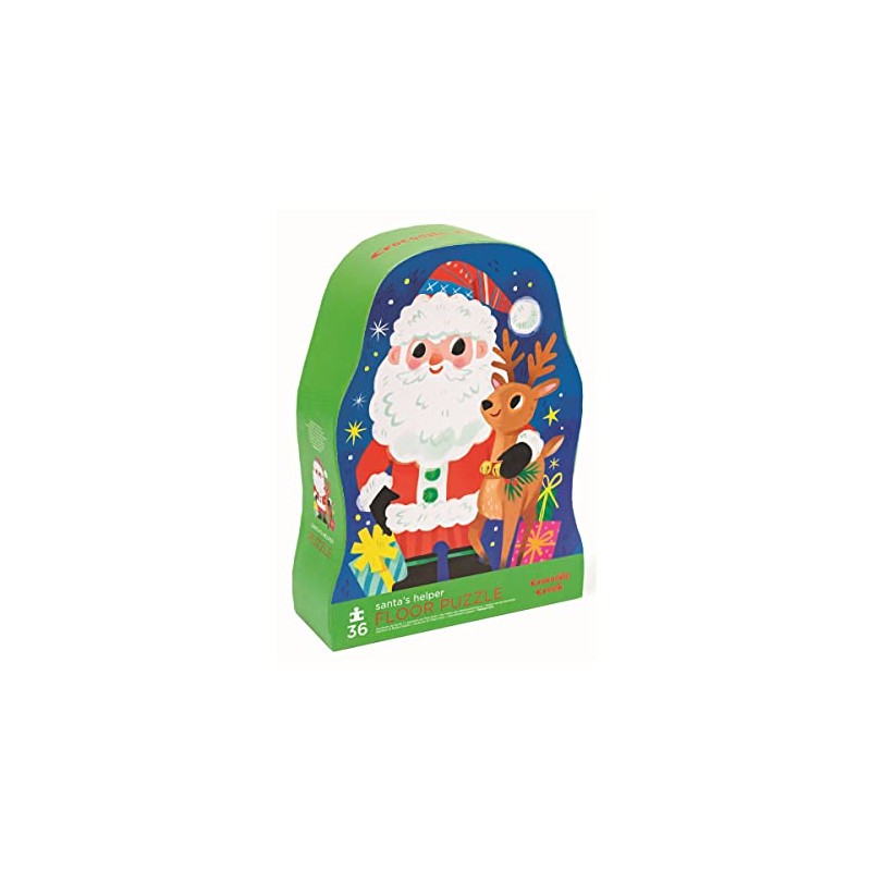 Crocodile Creek Santas Flying Reindeer Puzzle Box 36Pc, 1 EA