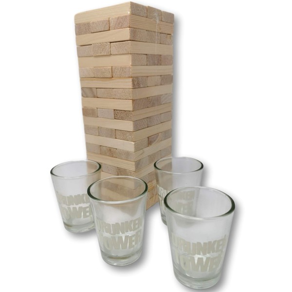 EKNA Game Wobble Tower - Drunken Tower - Funny Drinking