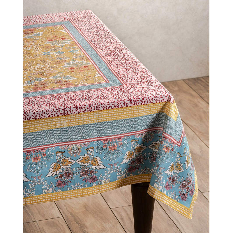 Maison d' Hermine Tablecloth 100% Cotton Table Cover Decorative Washable