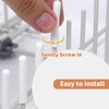 TSBSHum 100-Pack Dishwasher Rack Caps,Dishwasher Rack Repair Coating,as the Dishwasher