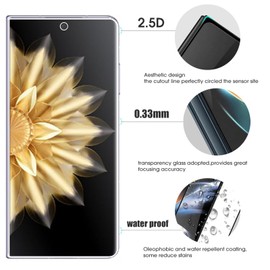 KUSINHOKA [2+2Pack] Screen Protector for Honor Magic V3 5G/Magic V2 5G，In-screen Fingerprint Recognition HD Fingerprint Unlock Full Coverage Flexible TPU Screen Protector Film,Transparent