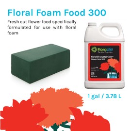 Floralife CRYSTAL CLEAR® Flower Food 300 Liquid, 1 gallon/3.78L