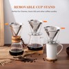 E-PRANCE Pour Over Coffee Dripper, Stainless Steel Coffee Filter Reusable