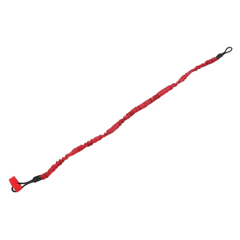 2Pcs Kayak Paddle Leash Nylon Rubber Corrosion Resistant Stretchable Anti