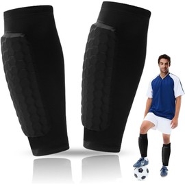 2pcs ski shin protector shin pad sleeves guards flair for kids adult skiing running football shin defender high strength sturdy