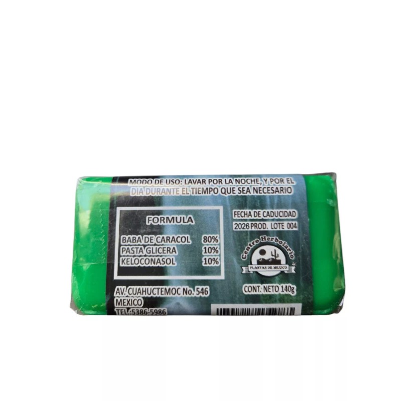 Plantimex Jabon Baba de Caracol Snail Soap 140 grs Snail