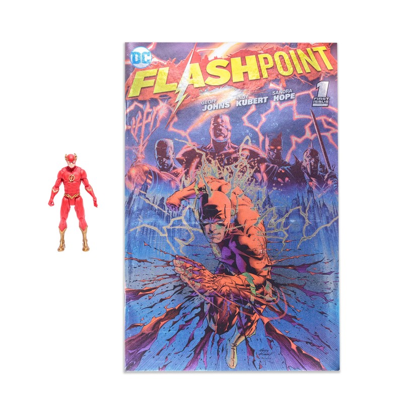 The Flash with Comic (Metallic Cover Variant) (Page Punchers)