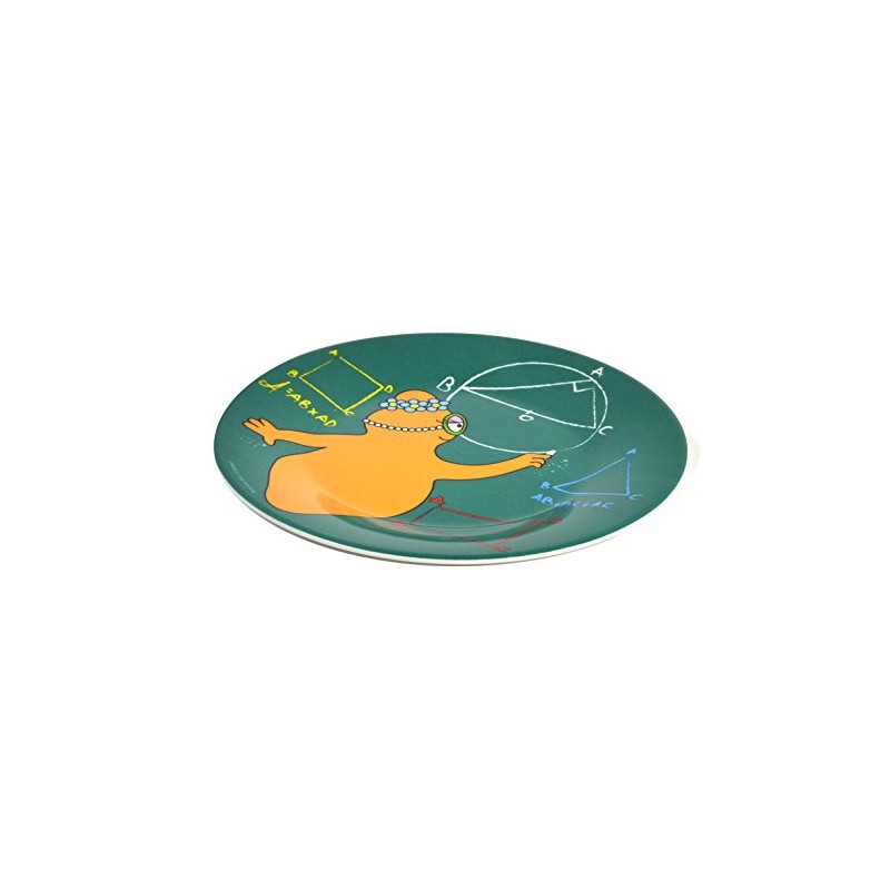 Barbapapa BA942C Small Barbotine Plate Green