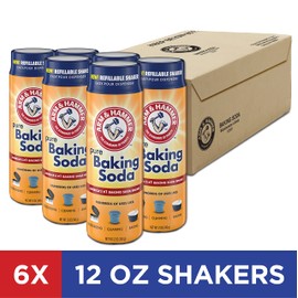 Arm & Hammer Baking Soda Shaker, 12 Oz (Pack of 6)