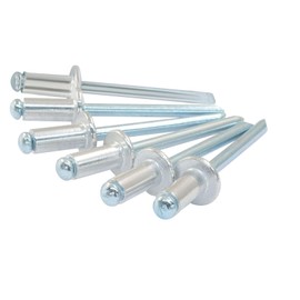 Aoserge 50pcs 3/16 x 1/2 inch Aluminum Blind Rivets, Pop Rivets Assortment Kit Blind Rivet,for Secure Fastening in Various Applications, Robust and Rust-Resistant