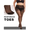 HONENNA 2 Pairs Plus Size Sheer Tights, 20D Ultra Thin
