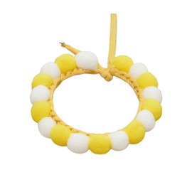 Knit Pet Collar, Pet Collar, Cute, Knit Flower, Necklace Accessory, For Cats, Cute, Flowers, SNS Flattering, Cute, For Pets, Neck Circumference 5.5 - 7.9 inches (14 - 20 cm), Soft and Lightly Knitted