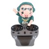 Electronic Dancing Piglet Toy DJ Style Automatic Rotating Disc Light