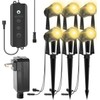 ZYAN Low Voltage Landscape Spotlights LED Landscape Lighting with Sensor,