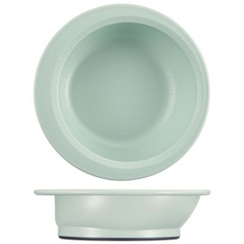 Skater NPLS1B-A Easy To Scoop Bowl, 11.5 fl oz (340 ml), Dish, Wood, Green, Plastic, Crack-resistant, Durable, Biomass Ingredient, Microwave and Dishwasher Safe