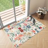 PureCozy 2x3 Area Rug Floral Entryway Boho Door Mat Indoor