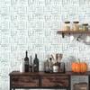tiltil Modern Peel and Stick Wallpaper Blue Boho Contact Paper