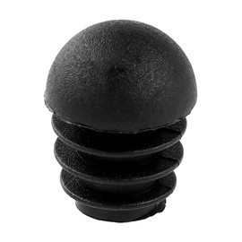 LEZED Pipe Plugs, Round End Cap, Tube Lamellar Plugs with Ball Head, Round Chair Plugs, Pipe Cover Made of Plastic, Round Pipe Plugs, Pipe Caps for Stools, Steel Tube Chairs, Pack of 32 (16 mm)