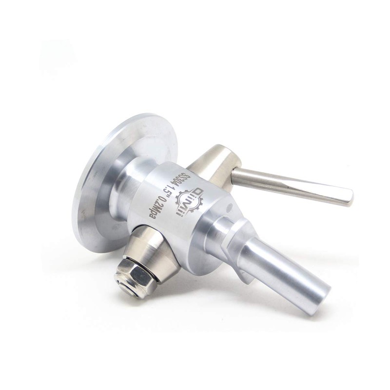 QiiMii Stainless Sampling Valve Beer Sampling Valve SS304 Clamp End