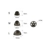 AroneMom-Cúpulas para audífonos Medio 8 mm Abierto para audífonos GN