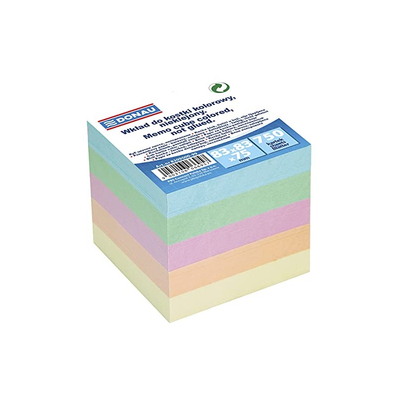 DONAU 8309000-99 Notepad for Note Box 83 x 83 x