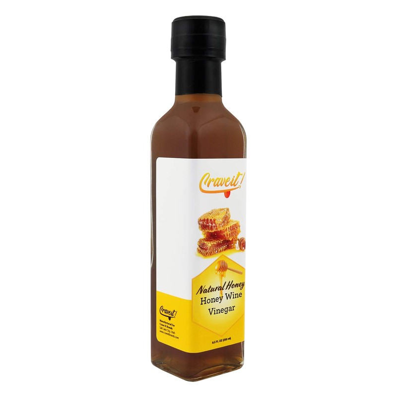 Crave It Natural Honey Wine Vinegar - Make tasteful dressings,