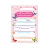 Junapack 12 Invitations for 10th Birthday Girl Butterflies