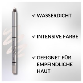 IMPALA | WASHEFORTES EYE Bleistift cremiger Perle Weiß 312 | Definierte Kontur oder geräucherte Effekt | Dichte und cremige Textur einfach zu anmelden | Helle Farbe, langlebig und wasserdicht