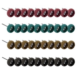 40pcs Sanding Disc Polishing Wheel Set for Dremel Rotary Tool Polishing Pads for Drill Wood Bench Sander 80/150/240/300/400 Grit