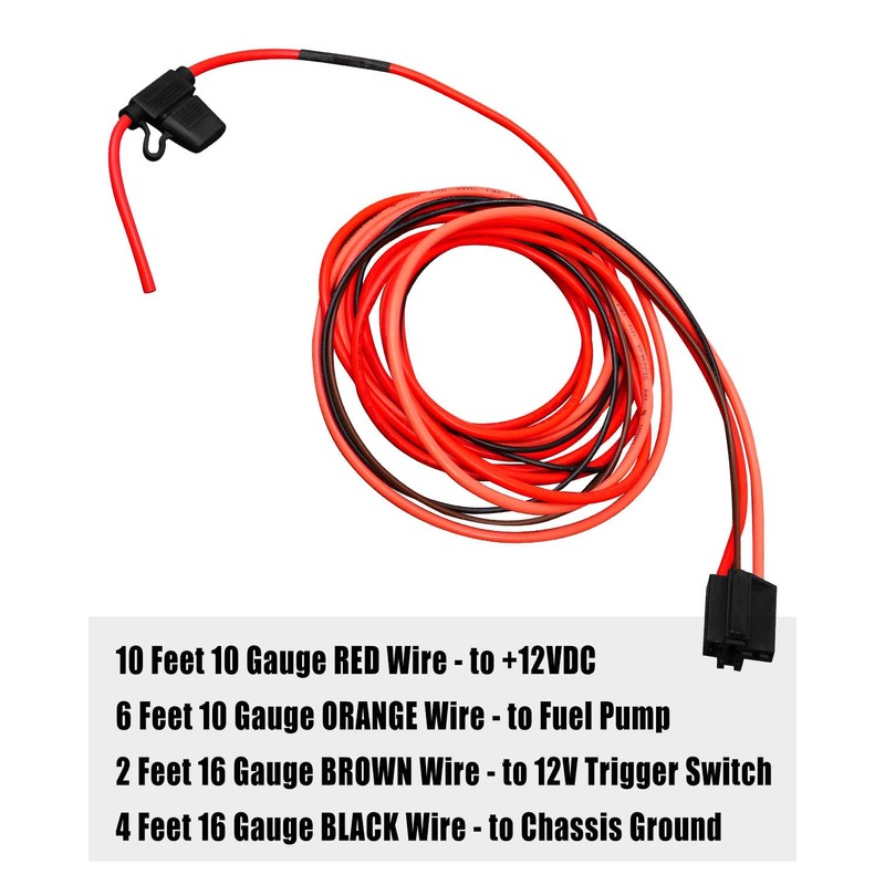 EMIHO Electric Fuel Pump Relay Kit Fuel Pump Wiring Harness