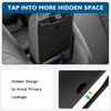 BIBLOZ Hidden Storage Box and Center Console Armrest Organizer for