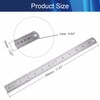 Hegebeck Stainless Steel Metric/Inch Straight Ruler 30cm/12 Inch Double Sided