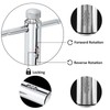 Saipor Adjustable T-Handle Ratchet Tap Holder Wrench (248mm/9.76'') with 5pcs