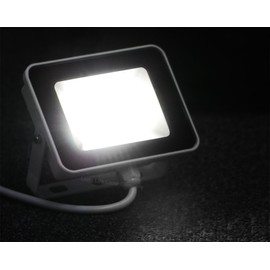 Long Life Lamp Company Compact 10w Outdoor LED Flood Light 6000k Super Bright Cool White 240v mains