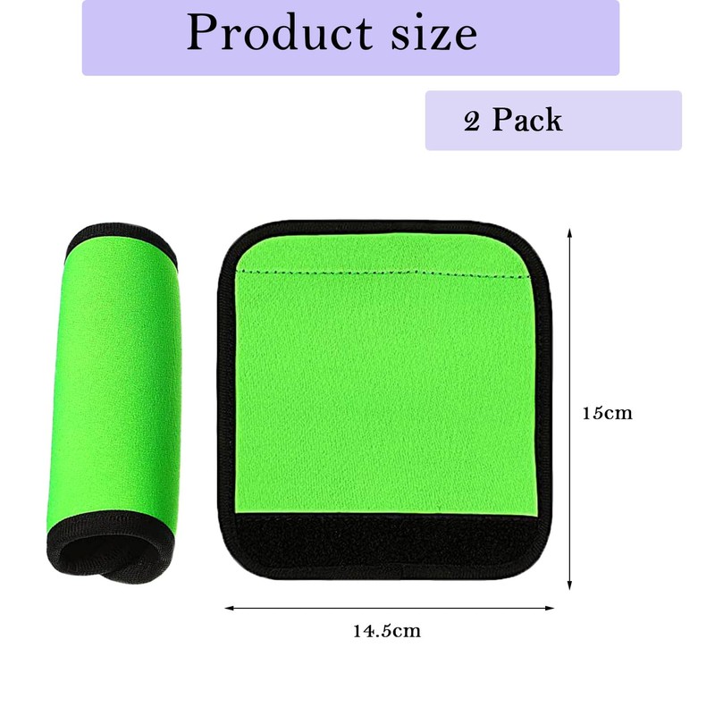 2 Pack Luggage Handle Wraps, Soft Handle Covers for Suitcase,