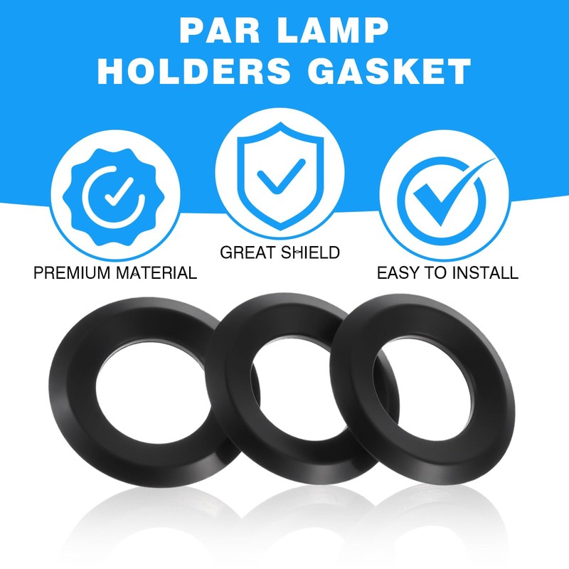 Nuanchu 20 Pcs External Lampholder Gasket Replacements for PAR Lamp
