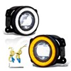 VPIMOZO 4 Inch LED Fog Lights with 60W Angle Eye