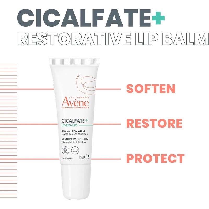Eau Thermale Avène Cicalfate Lips Restorative Lip Cream, 0.3 fl.