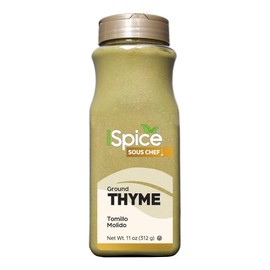 iSpice | Thyme Ground | 11 oz | Bulk Size | Premium Herbs | Kosher