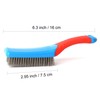 Stainless Steel Small Wire Brush for Rust Removal, Paint Scrubbing,