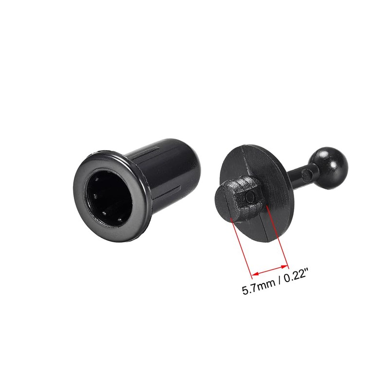 sourcing map 12 Pairs Speaker Small Peg Kit Guides 25.5mm