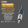 McJ Tools 1/2 Inch HSS M2 Drill Bit Hole Saw