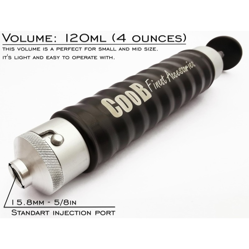 CooB Bait Mold Aluminium Injector Large 120 ml / 4