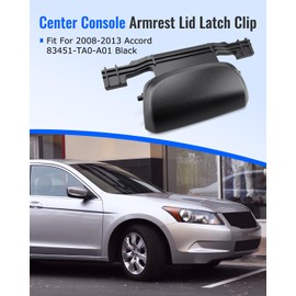 Dunyhludx Center Console Armrest Lid Latch Clip Fit for Honda Accord 2008 2009 2010 2011 2012 2013 Replace 83451-TA0-A01 Black