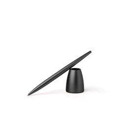 LEXON Scribalu Aluminum Design Ballpoint Pen, Black, 1 Piece